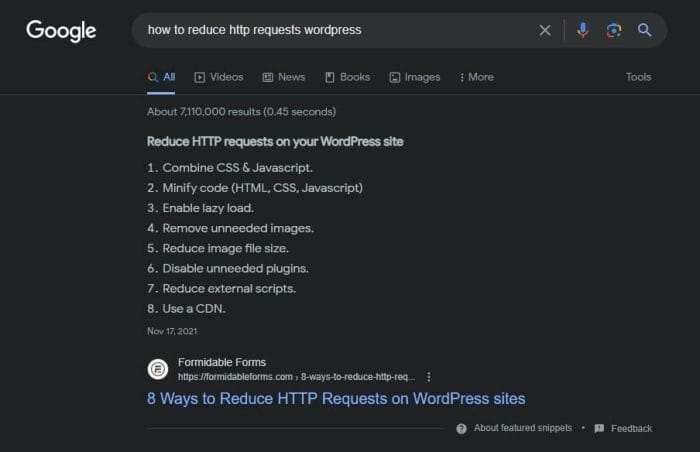 featured snippet featured snippet
